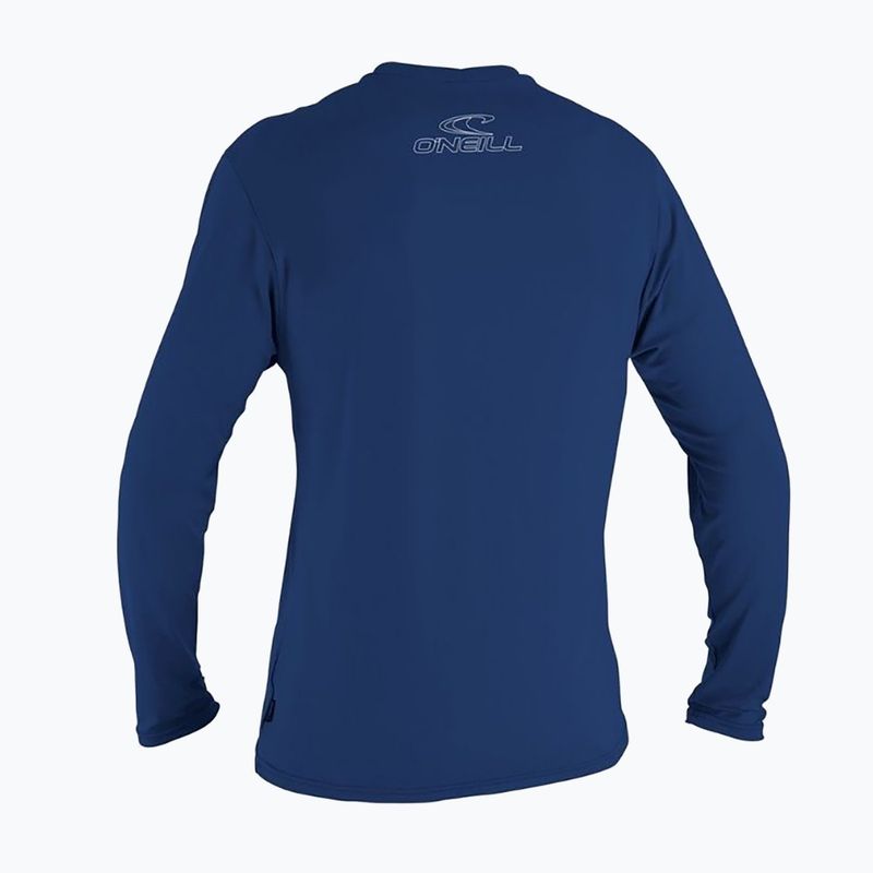 Camicia da nuoto a maniche lunghe O'Neill Basic Skins Sun da uomo, navy 2