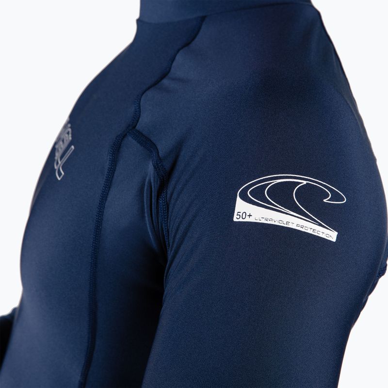 Costume da bagno a maniche lunghe da uomo O'Neill Basic Skins Rash Guard navy 5