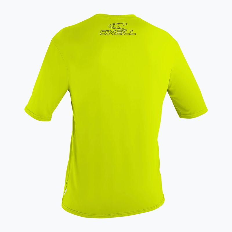 O'Neill Youth Basic Skins Sun Shirt camicia da bagno per bambini lime 2