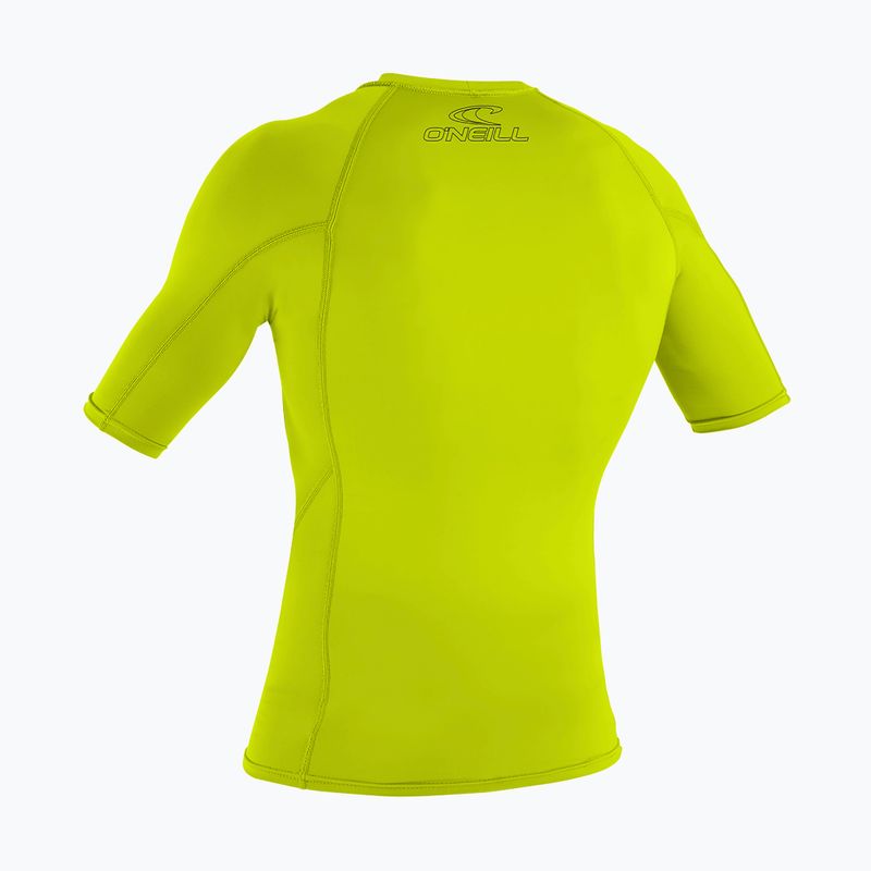 Costume da bagno per bambini O'Neill Youth Basic Skins Rash Guard lime 2