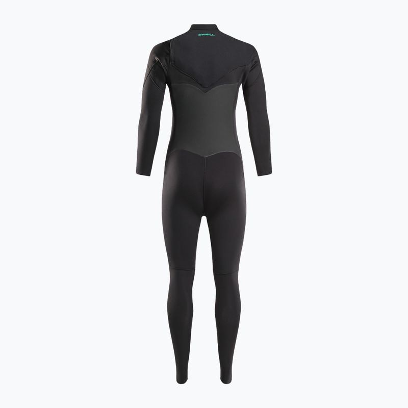 Schiuma da nuoto da donna O'Neill Ninja 4/3 Chest Zip Full nero 3