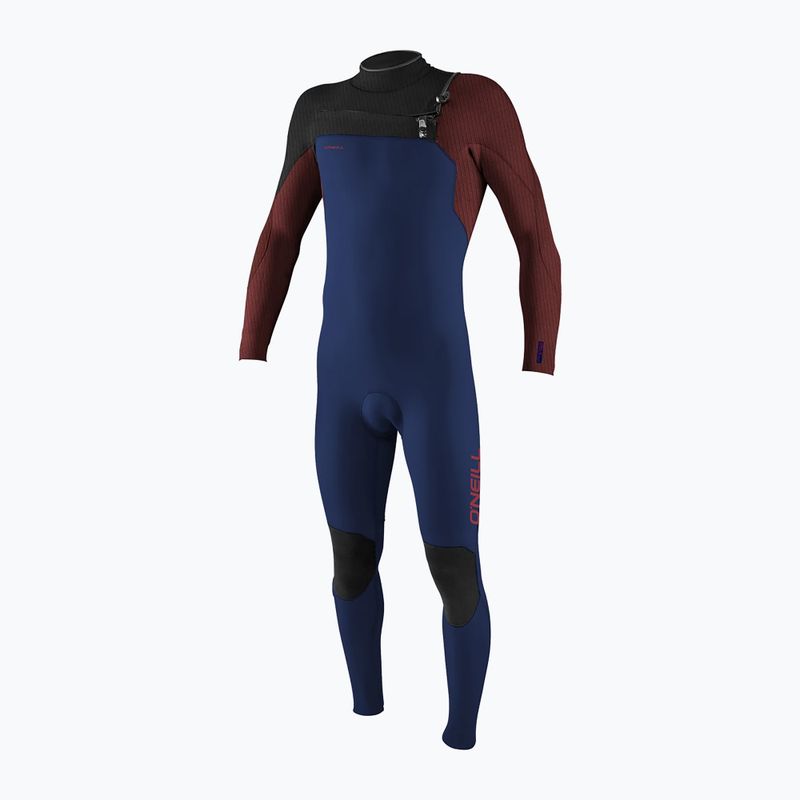 Bambini O'Neill Hyperfreak 5/4+ Chest Zip Full swim foam hg9/navy/bloodshot/nero 6