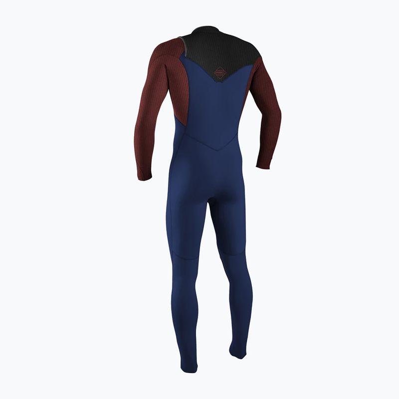Bambini O'Neill Hyperfreak 5/4+ Chest Zip Full swim foam hg9/navy/bloodshot/nero 7