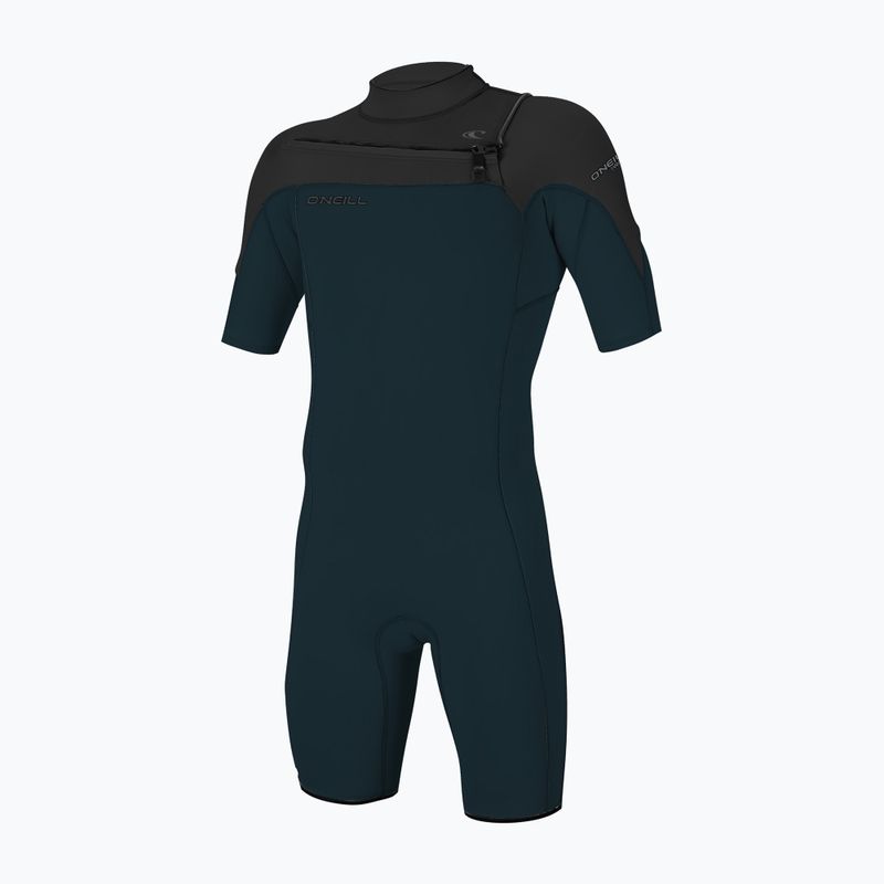 Uomo O'Neill Hammer 2 mm Chest Zip S/S Swim Foam Spring ej4/slate/nero