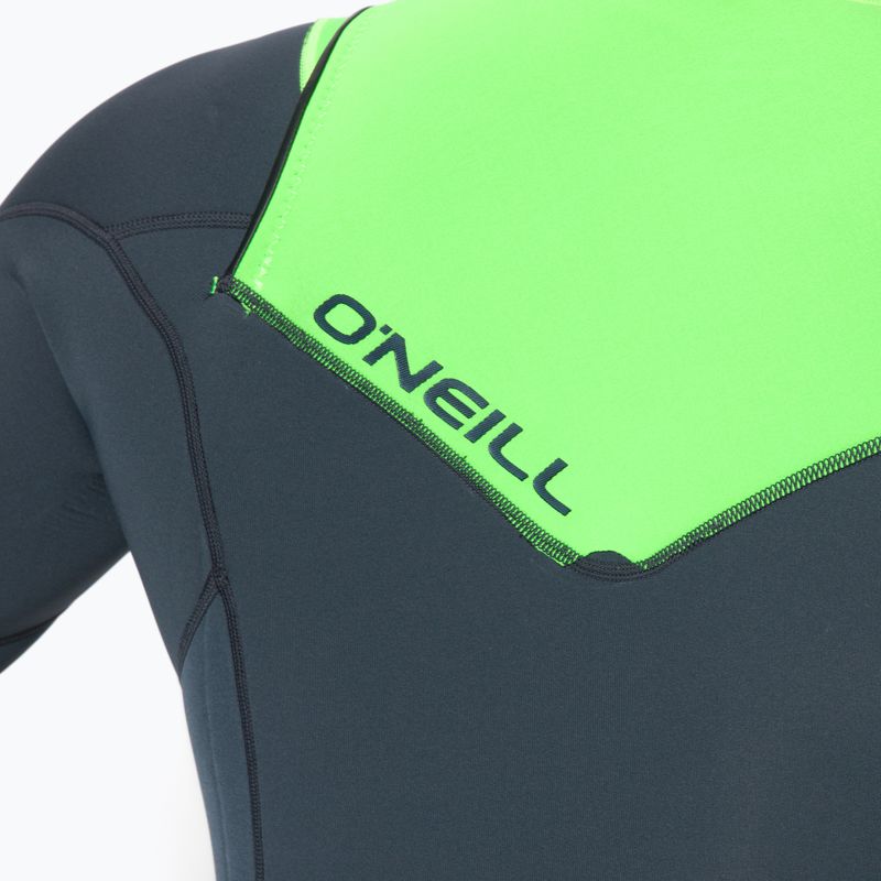 Uomo O'Neill Hammer 2 mm Chest Zip L/S Spring hl7/graphite/dayglo Swim Foam 4