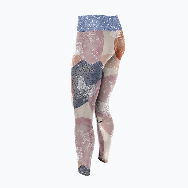 Leggings in neoprene O'Neill Bahia 1,5 mm Neo deserto/fioritura/fiume/blu da donna 4