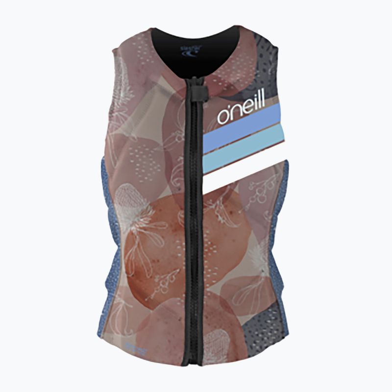 Gilet di sicurezza O'Neill Slasher Comp da donna desert bloom/drift blue