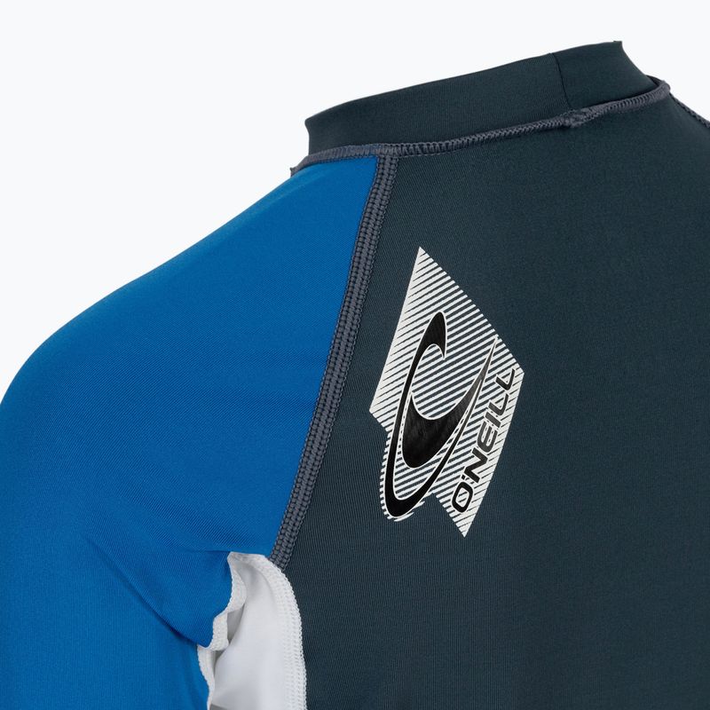 Nuoto per bambini a maniche lunghe O'Neill Premium Skins Rash Guard blu cadetto/bianco oceano 5