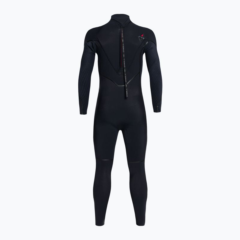 Uomo O'Neill Hyperfreak Fire 5/4+ Back Zip Foam Full nero 3