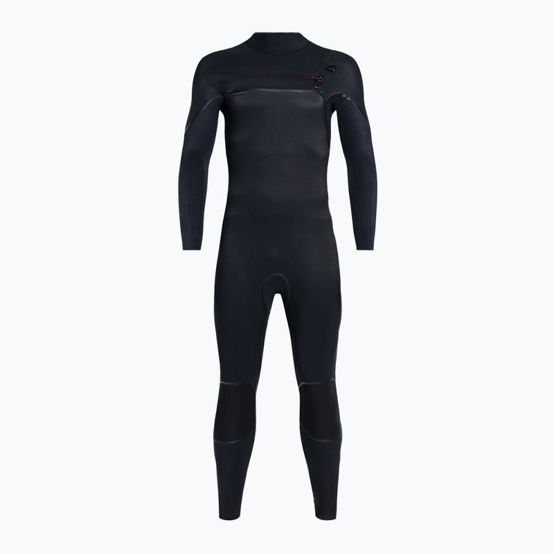 Uomo O'Neill Hyperfreak Fire 5/4+ Chest Zip Full Black Swim Foam 2