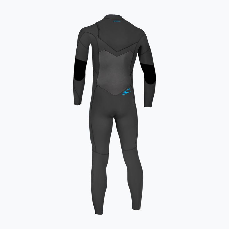 O'Neill Youth Ninja 5/4 Chest Zip Full nero/nero/nero schiuma da nuoto per bambini 2