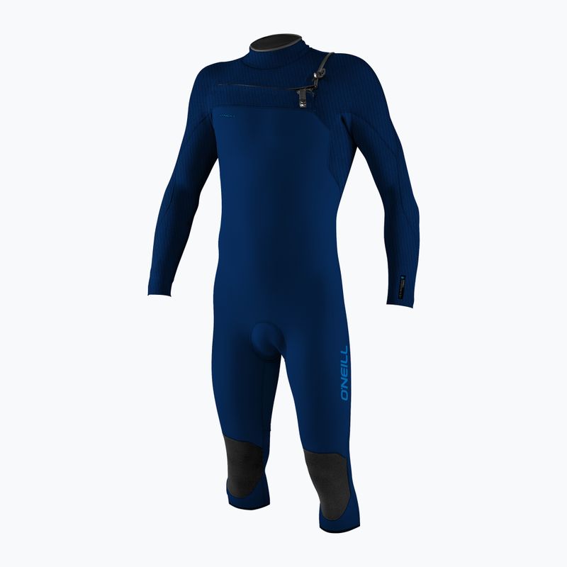 Uomo O'Neill Hyperfreak 4/3+ Chest Zip L/S Swim Foam navy