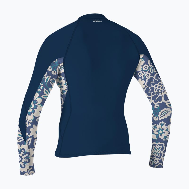 Giacca donna in neoprene O'Neill Bahia 1/0.5 mm Full-Zip french navy/christina flor 2