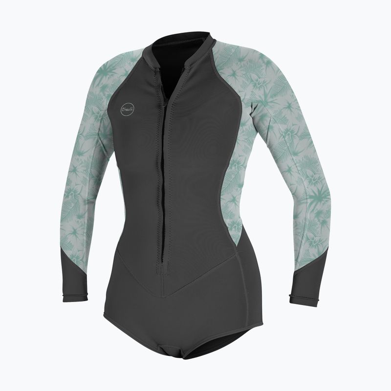 Muta da donna O'Neill Bahia 2/1 Front Zip Short Spring grafite/mirage tropical