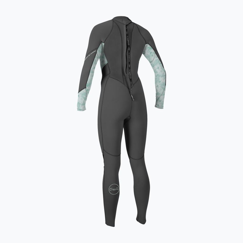 O'Neill Bahia 3/2 Back Zip Full hy8 graphite/mirage tropical/m Swim Foam da donna 2
