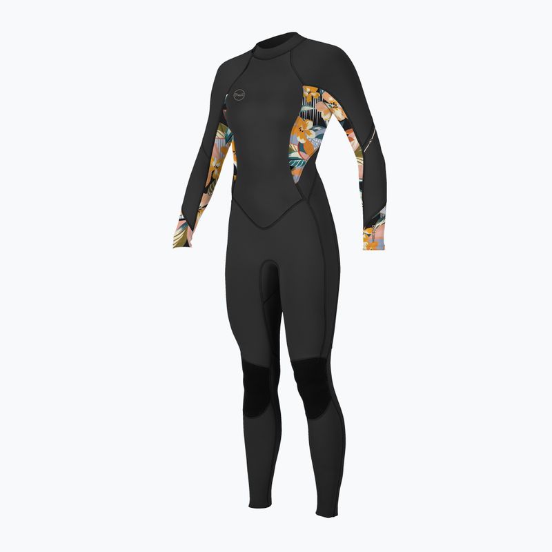 O'Neill Bahia 3/2 Back Zip Full Donna hw4/nero/demiflor Swim Foam