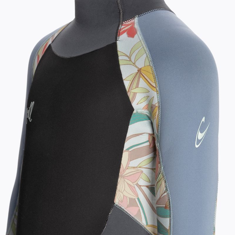 O'Neill Girls Epic 5/4 Back Zip Full graphite/dahlia/infinity Muta da bambino 4