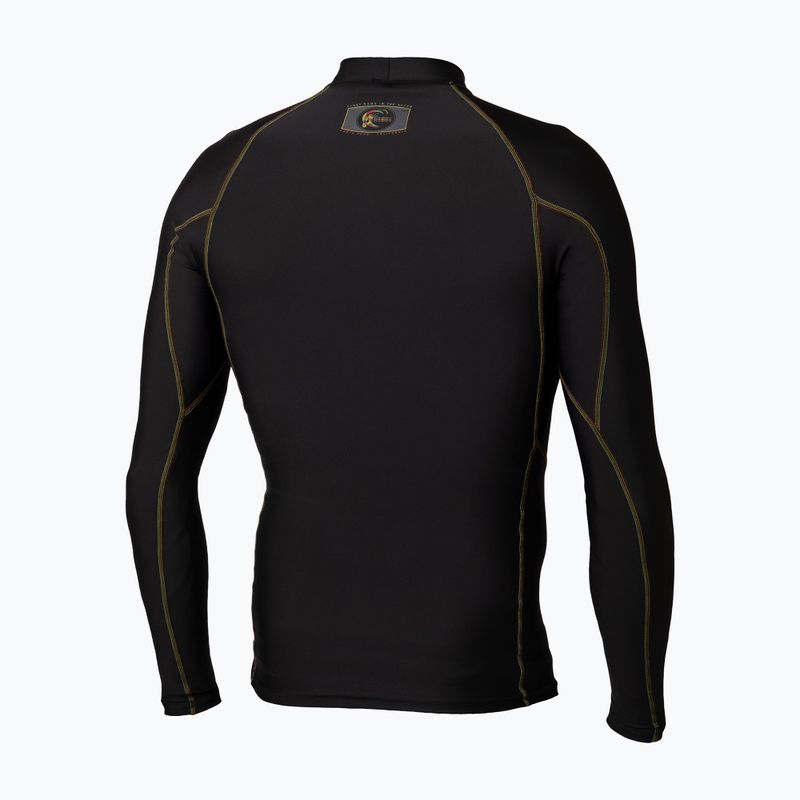 Maglia a maniche lunghe da nuoto uomo O'Neill Trvlr Graphic Skins Rash Guard black/black/black:multi(rasta) 2