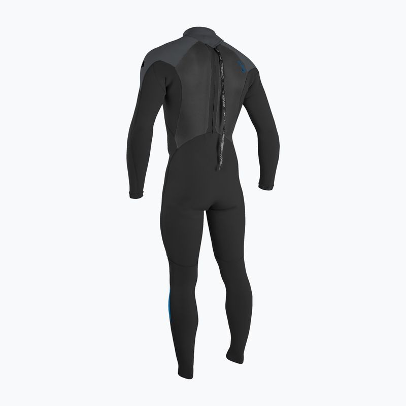 Muta da nuoto uomo O'Neill Epic 4/3 Back Zip Full P91 black/graphite/bali blue 2