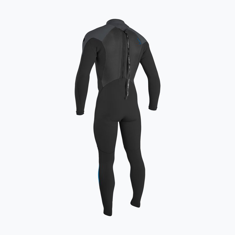 Uomo O'Neill Epic 5/4 mm Back Zip Full nero/grafite/bali blue swim foam 2