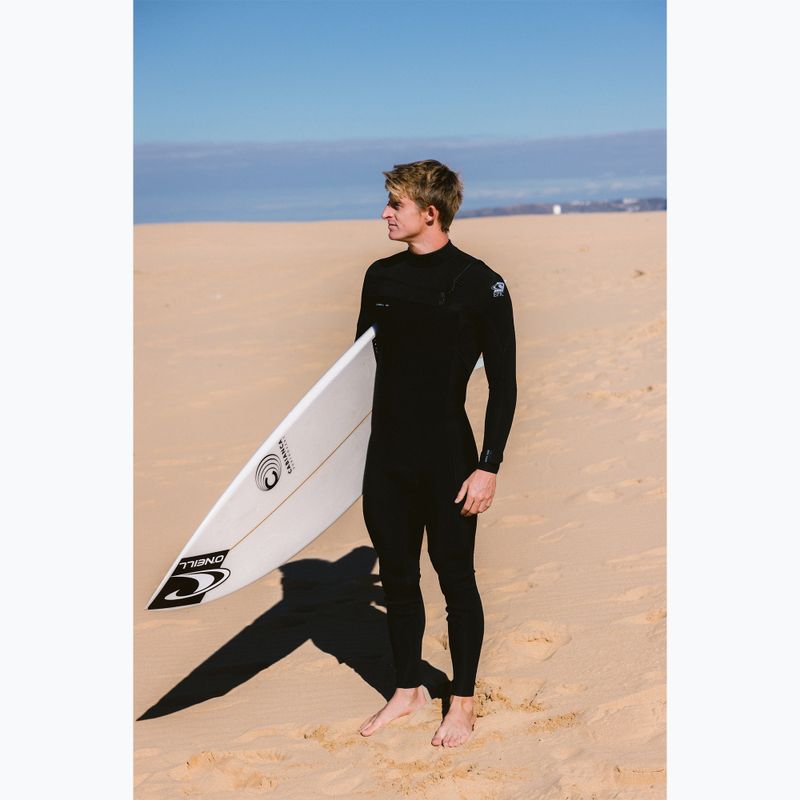 Uomo O'Neill Epic 4/3 mm Chest Zip Full nero/nero/nero Swim Foam 3