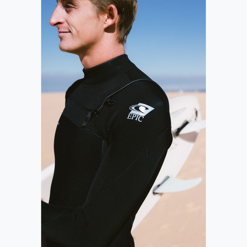 Muta da nuoto uomo O'Neill Epic 5/4 Chest Zip Full A05 black/black/black 8