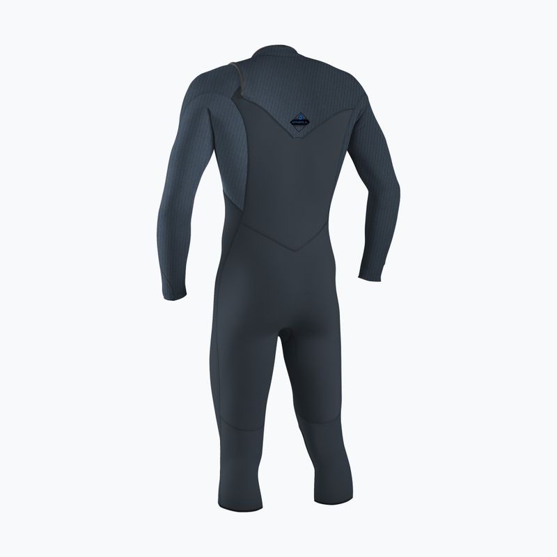 Uomo O'Neill Hyperfreak 4/3+ mm Chest Zip Overknee scuro orion/blu aperto schiuma nuoto 2