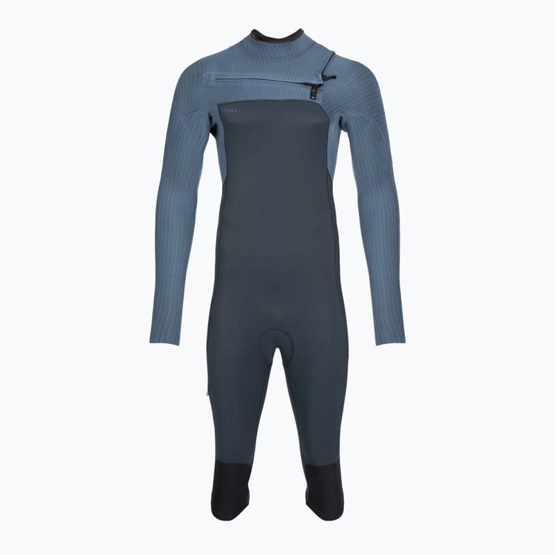 Uomo O'Neill Hyperfreak 4/3+ mm Chest Zip Overknee scuro orion/blu aperto schiuma nuoto 2