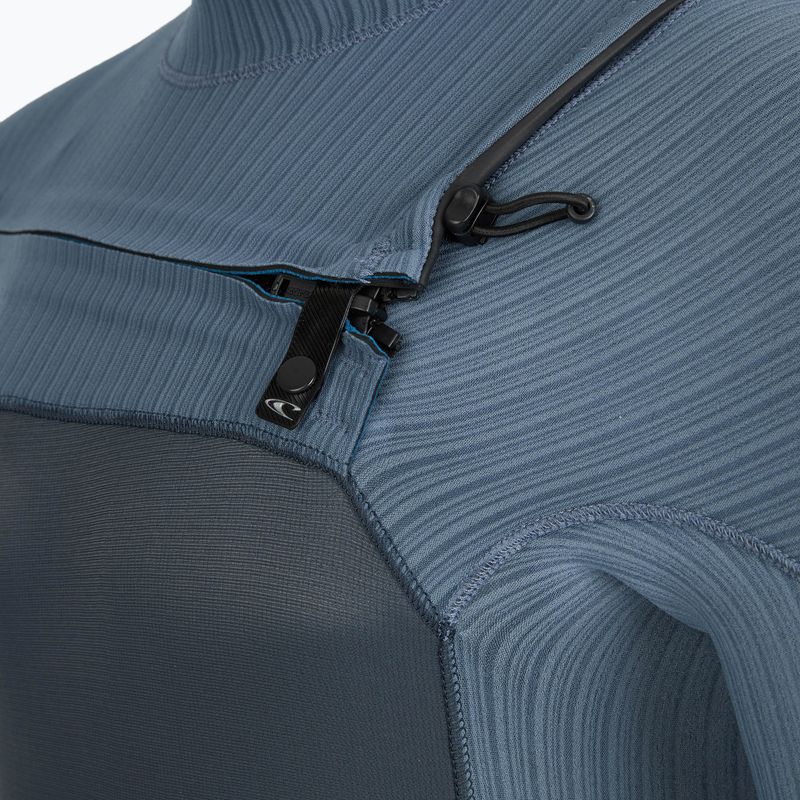 Uomo O'Neill Hyperfreak 4/3+ mm Chest Zip Overknee scuro orion/blu aperto schiuma nuoto 5