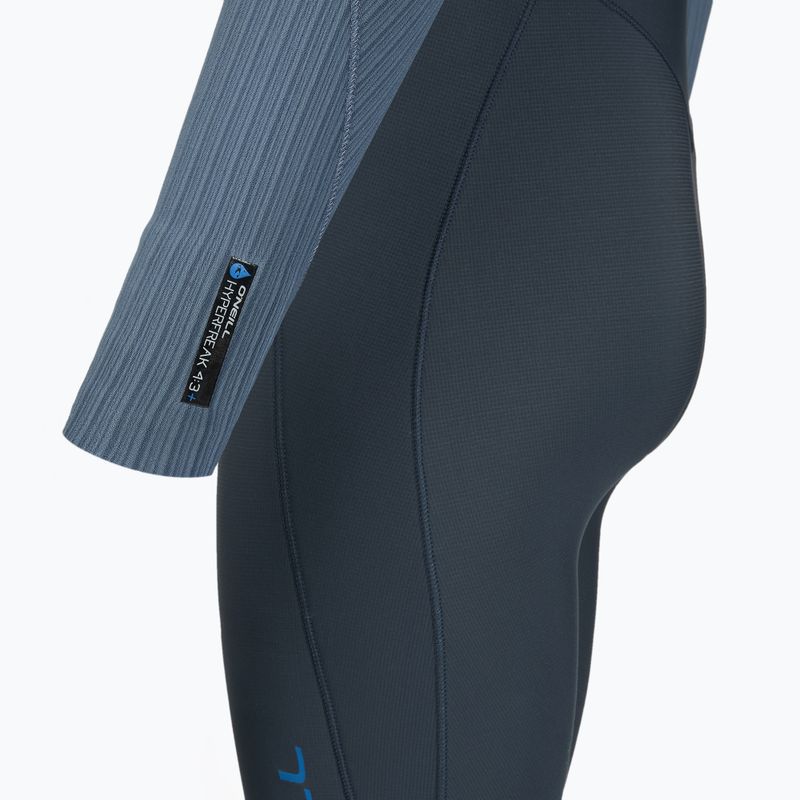 Uomo O'Neill Hyperfreak 4/3+ mm Chest Zip Overknee scuro orion/blu aperto schiuma nuoto 7