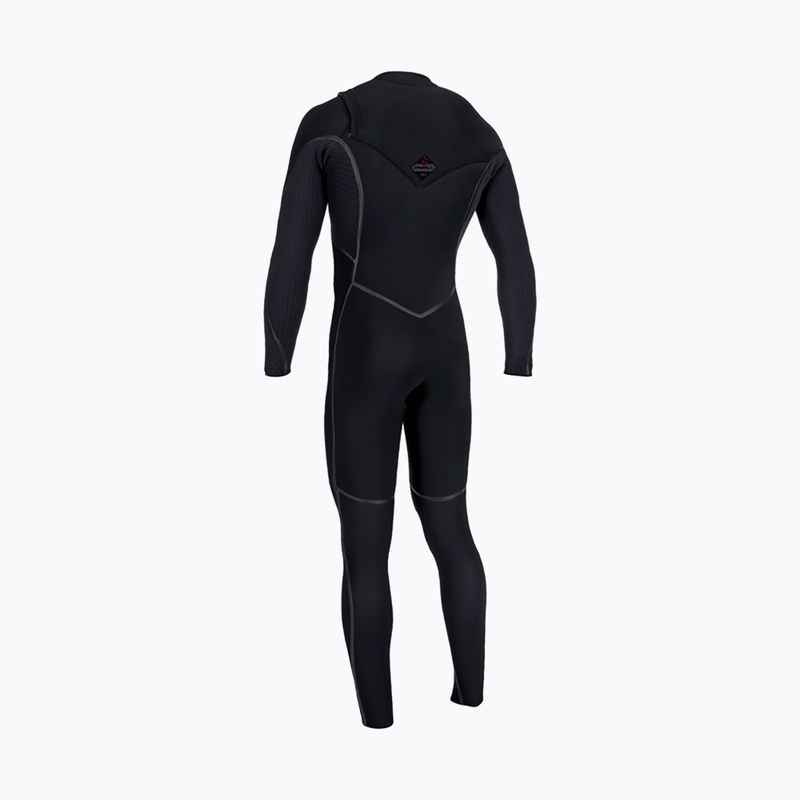 Muta da nuoto uomo O'Neill Hyperfreak Fire 4/3+ Chest Zip Full nero/nero 2