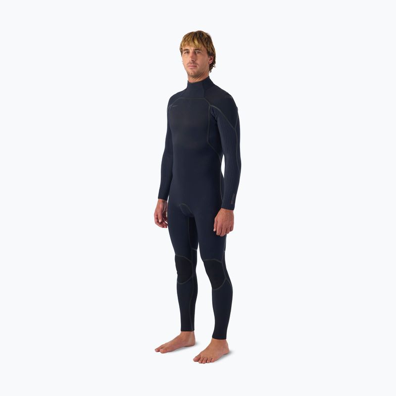 Muta da nuoto uomo O'Neill Hyperfreak Fire 4/3+ mm Back Zip Full black/black 3