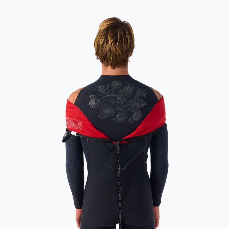 Muta da nuoto uomo O'Neill Hyperfreak Fire 4/3+ mm Back Zip Full black/black 7