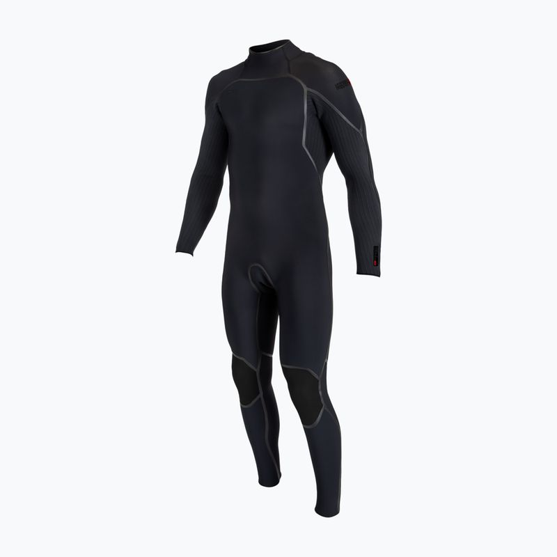 Muta da nuoto uomo O'Neill Hyperfreak Fire 4/3+ mm Back Zip Full black/black 12