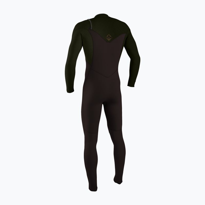 Muta da uomo per il nuoto O'Neill Hyperfreak 3/2+ Chest Zip Full arabica/ranger 2