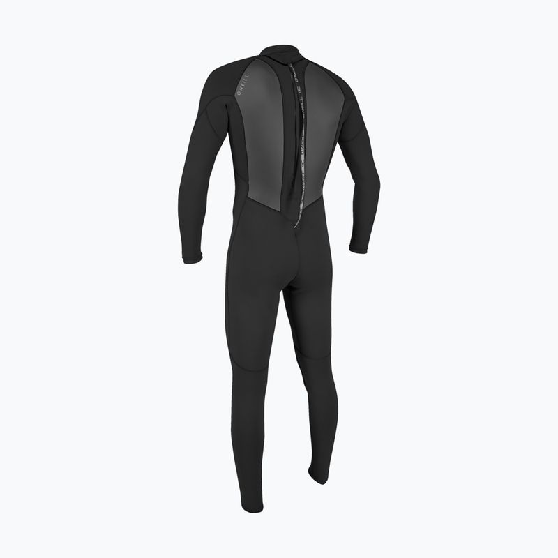 Muta da nuoto uomo O'Neill Reactor-2 3/2 mm Back Zip Full black/black 2