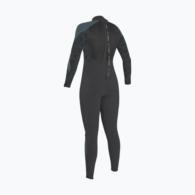 Muta da nuoto donna O'Neill Epic 3/2 Back Zip Full IT1 tempered steel/shaded island sky/shade 2