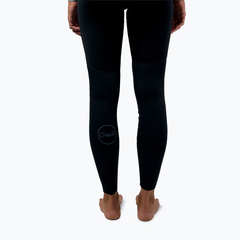 Muta da nuoto donna O'Neill Bahia 3/2 Back Zip Full IQ5 black/surf abstract/chambray blue 10