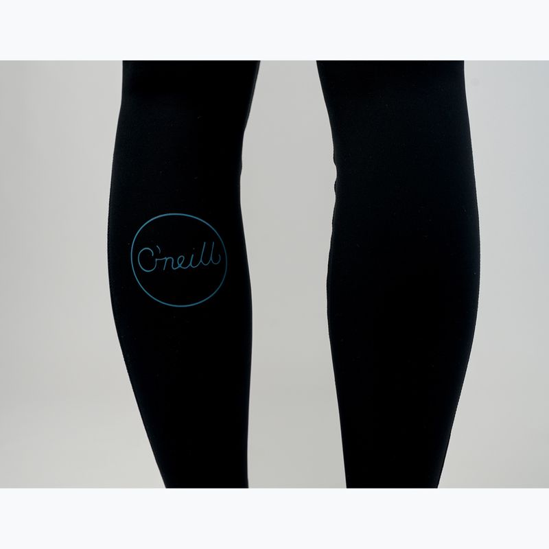 Muta da nuoto donna O'Neill Bahia 3/2 Back Zip Full IQ5 black/surf abstract/chambray blue 11