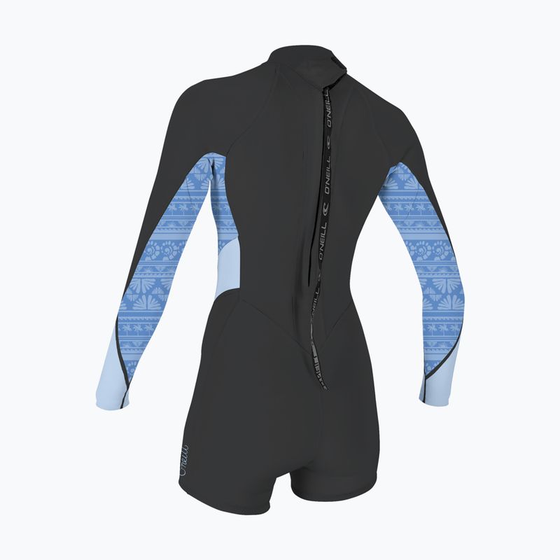 Muta da donna per il nuoto O'Neill Bahia 2/1 mm Back Zip Spring tempered steel/surf abstract 2