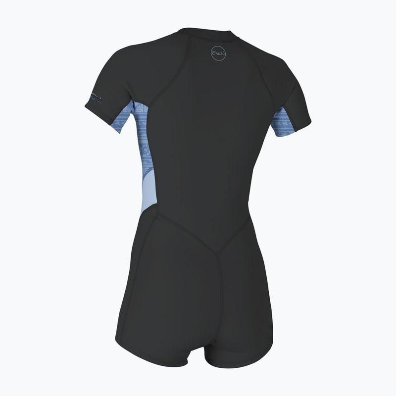 Muta da donna per il nuoto O'Neill Bahia 2/1 mm Front Zip Spring tempered steel/surf abstract 2