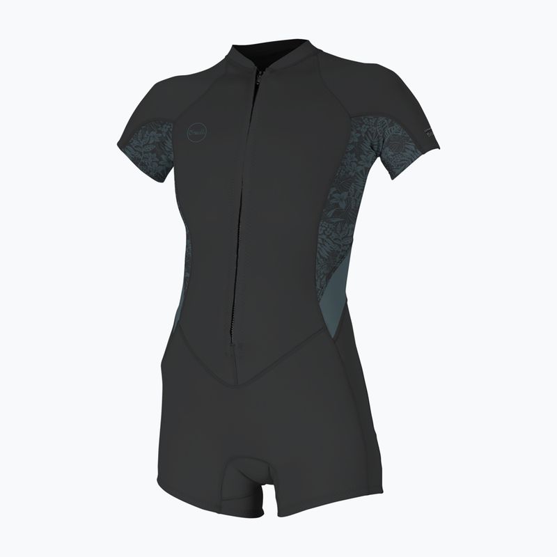 Muta da donna per il nuoto O'Neill Bahia 2/1 mm Front Zip Spring tempered steel/shaded island sky
