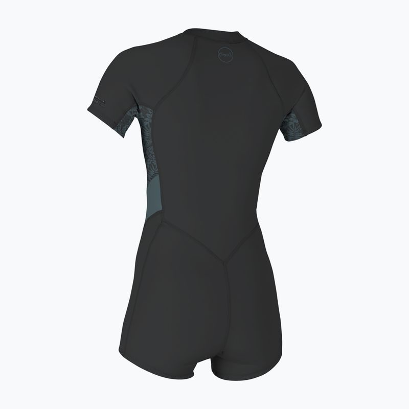 Muta da donna per il nuoto O'Neill Bahia 2/1 mm Front Zip Spring tempered steel/shaded island sky 2
