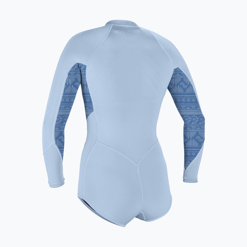 Muta da donna per il nuoto O'Neill Bahia 2/1 mm Front Zip Short Spring chambray blue/surf abstract 2