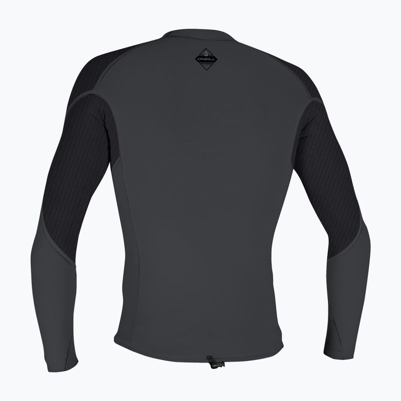 Maglia a maniche lunghe in neoprene da uomo O'Neill Hyperfreak 1.5mm tempered steel/graphite 2
