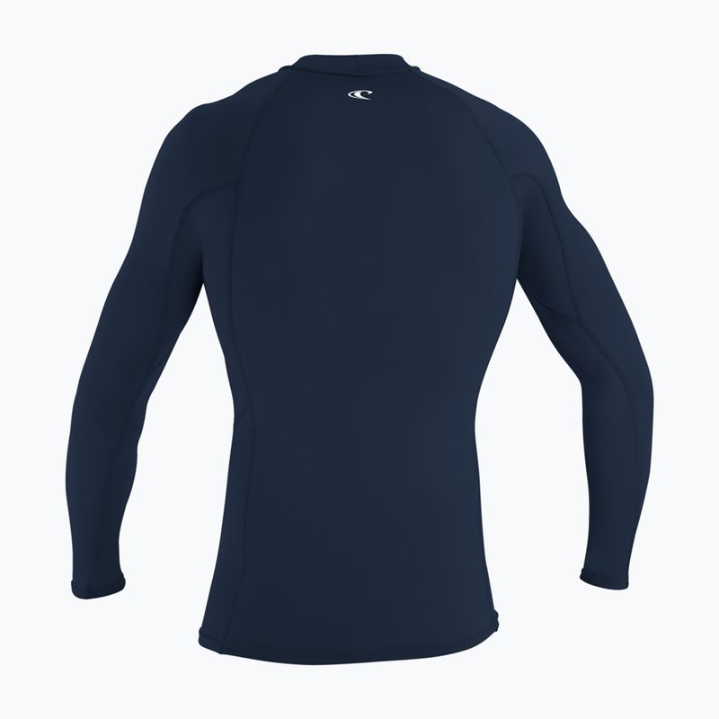 Maglia a maniche lunghe da nuoto uomo O'Neill Basic Skins Rash Guard LS navy 2