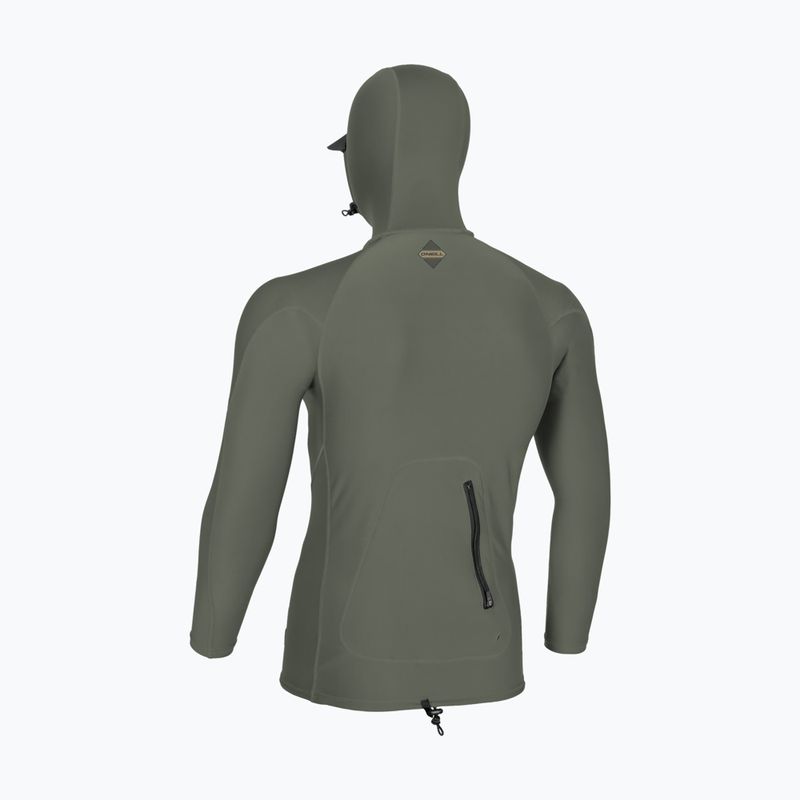 Maglia a maniche lunghe da nuoto uomo O'Neill Hyperfreak Skins Rash Guard Hooded chimera/chimera 2