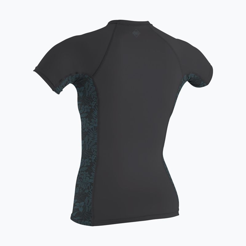 Costume da nuoto donna O'Neill Hyperfreak Skins Rash Guard tempered steel/shaded island sky 2