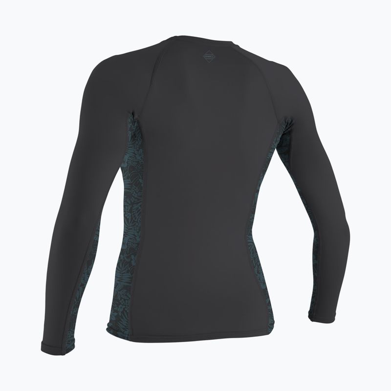Longsleeve da nuoto O'Neill Hyperfreak Skins Rash Guard tempered steel/shaded island sky 2