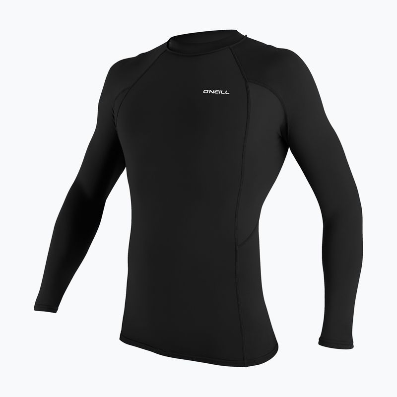 Maglia a maniche lunghe da nuoto uomo O'Neill Basic Skins Rash Guard LS black